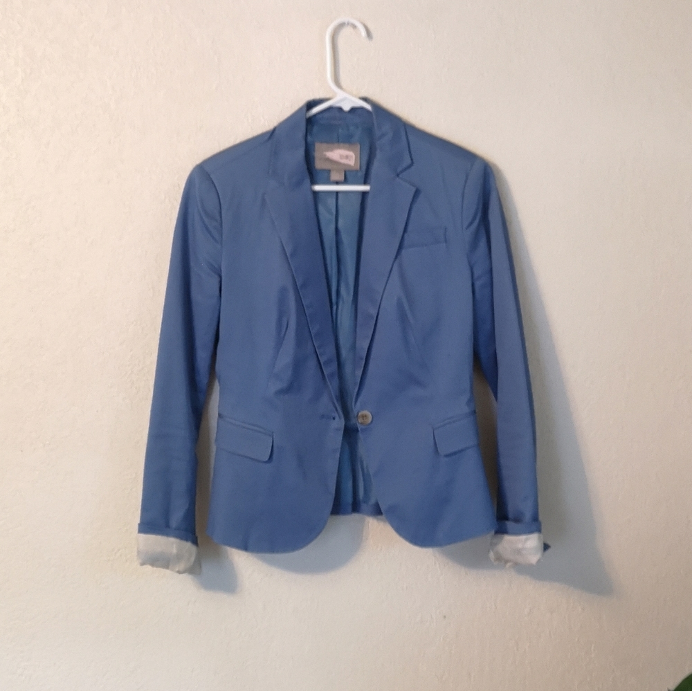 Beautiful deep sky blue blazer